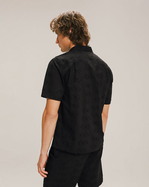 Camisa Fit Relax Negra
